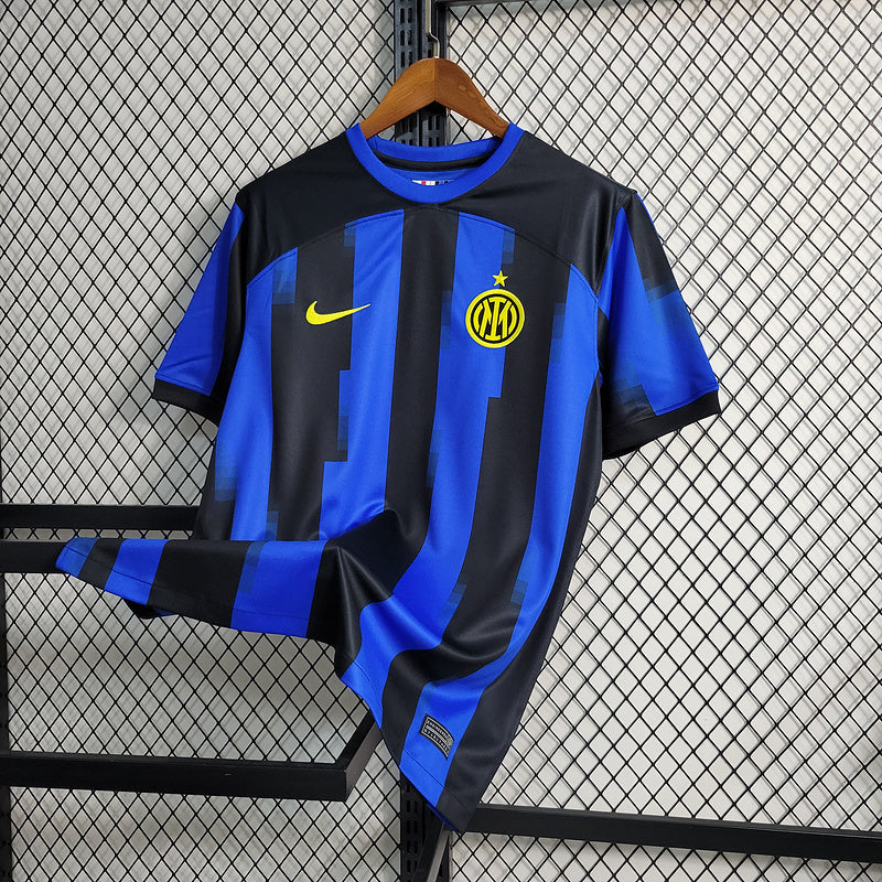 CAMISA DO INTER DE MILAN 23/24 AZUL E PRETO