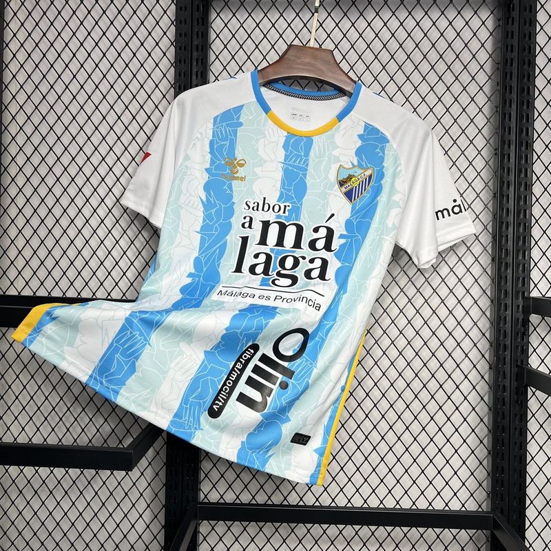 CAMISA DO MALAGA 24/25 BRANCO