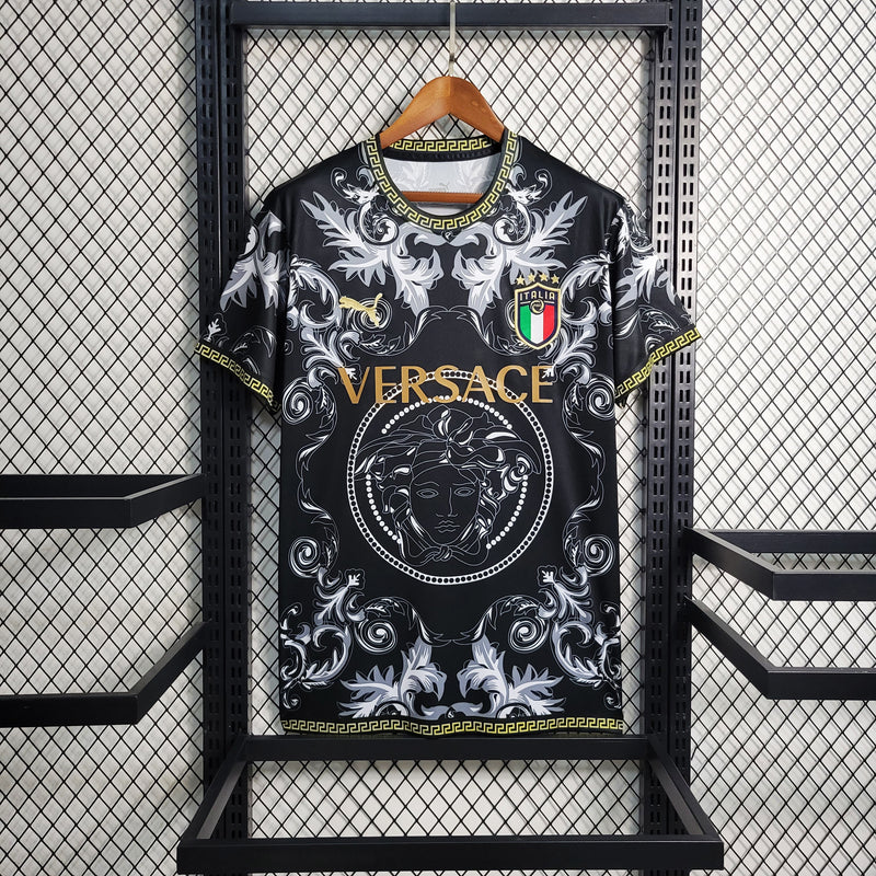 CAMISA DA SELEÇÃO DA ITALIA 23/24 PRETO EDIÇÃO ESPECIAL