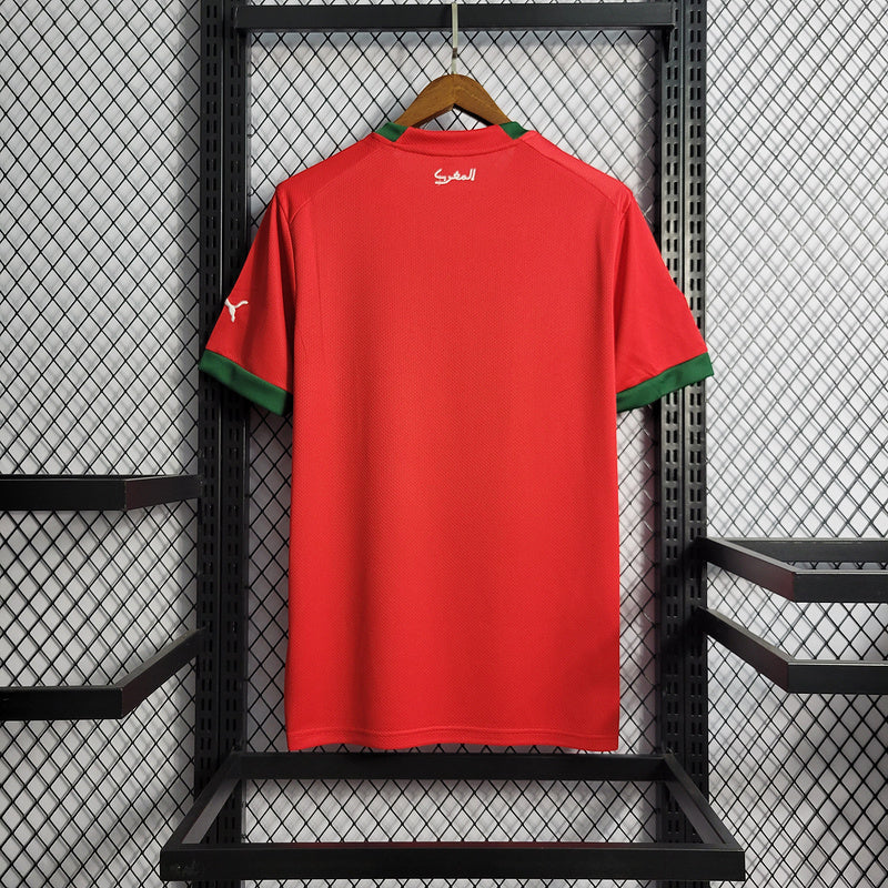 CAMISA DA SELEÇÃO DO MARROCOS 22/23 VERMELHO