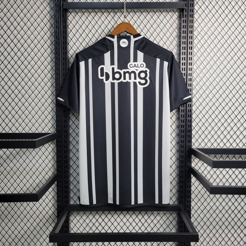 CAMISA DO ATLETICO MINEIRO 23/24 BRANCO E PRETO