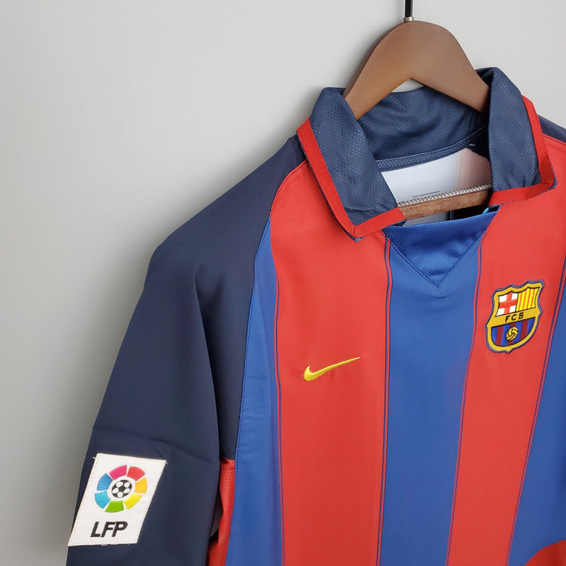 Camisa Retrô FC Barcelona 2003/04 Home - ResPeita Sports