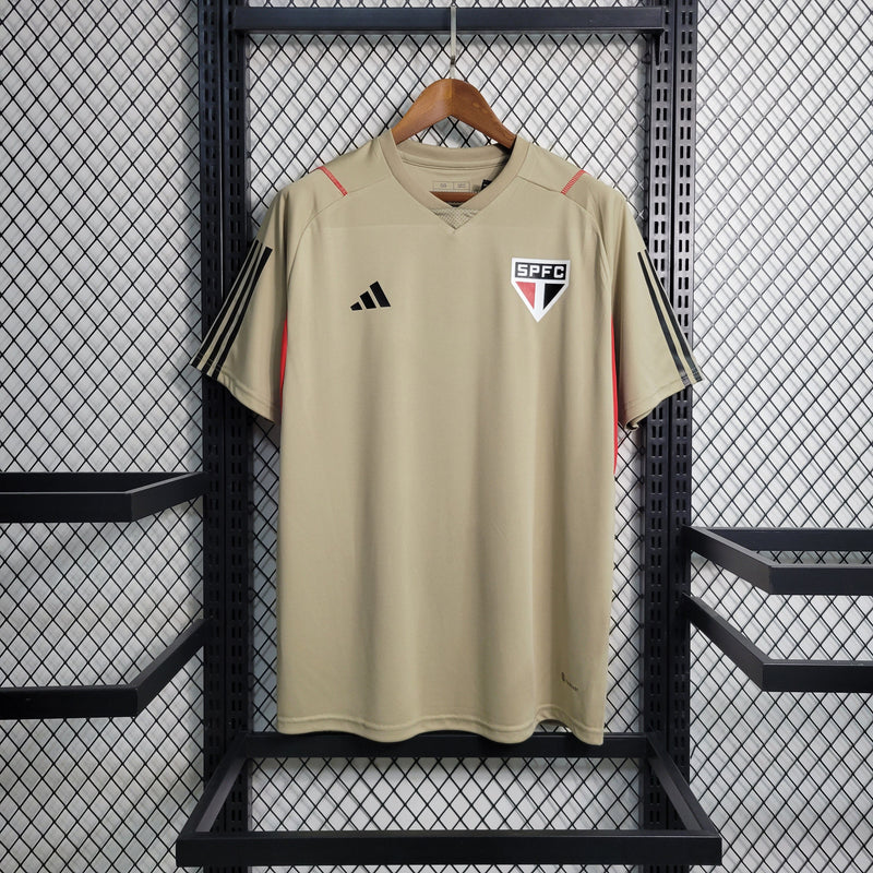 CAMISA DO SÃO PAULO 23/24 BEGE