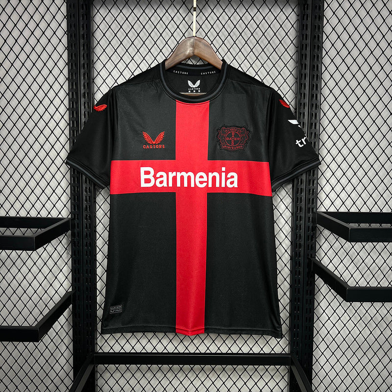 CAMISA DO BAYERN LEVERKUSEN 24/25 PRETO