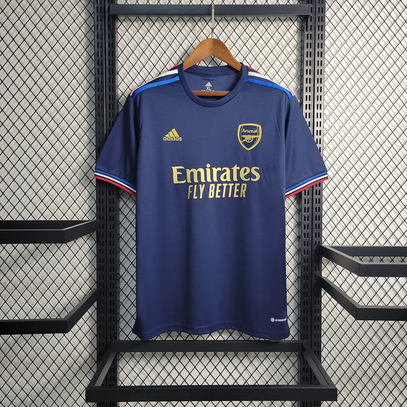 CAMISA DO ARSENAL 22/23 AZUL CO BRANDING