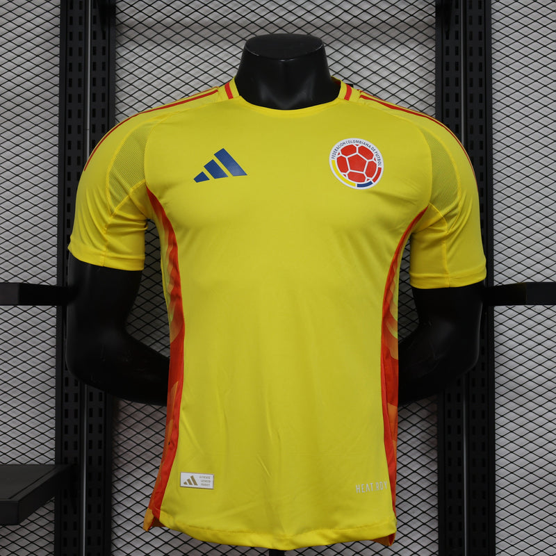 CAMISA VERSÃO PLAYER DO COLOMBIA 24/25 AMARELO