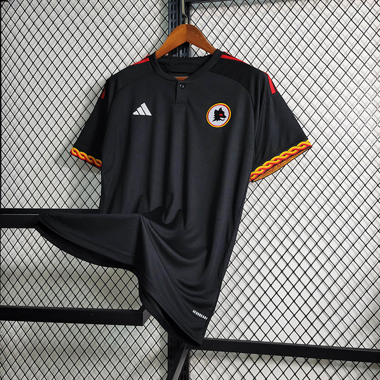 CAMISA DO ROMA 23/24 PRETO