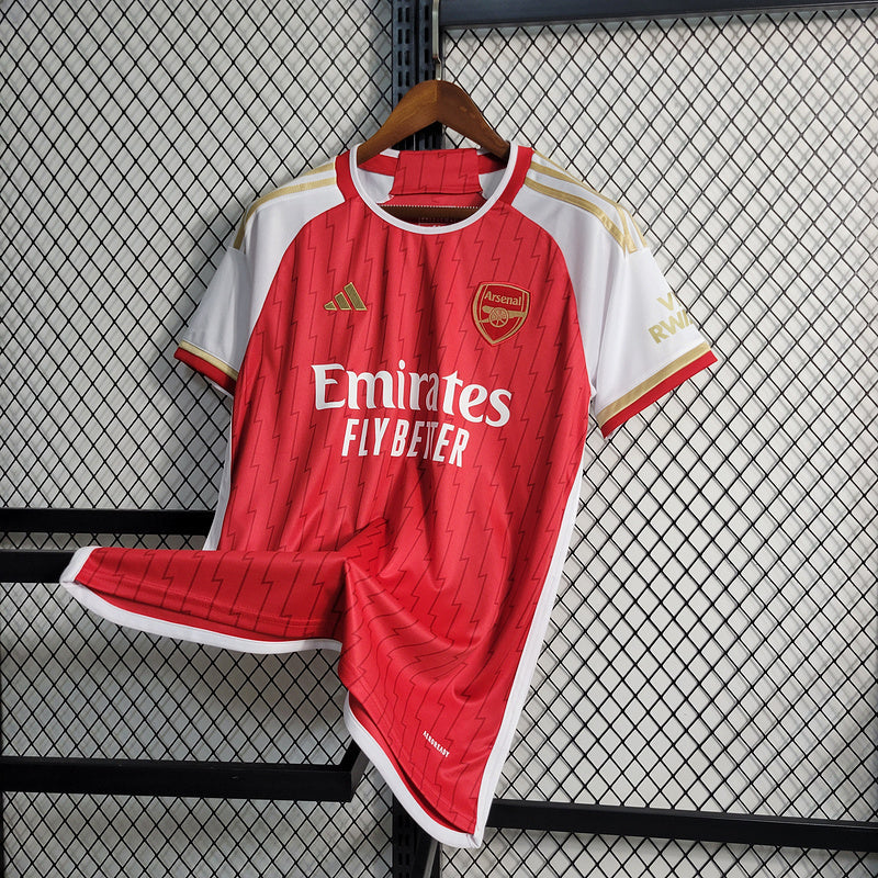 CAMISA DO ARSENAL 23/24 VERMELHO E BRANCO