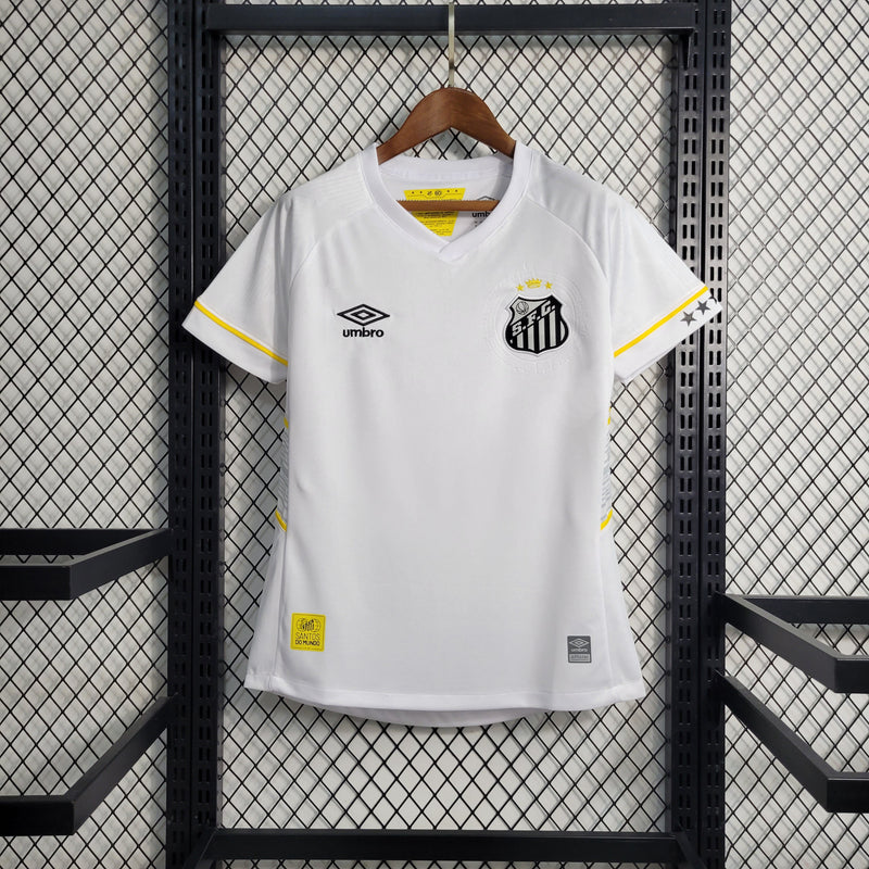 CAMISA FEMININA DO SANTOS 23/24 BRANCO