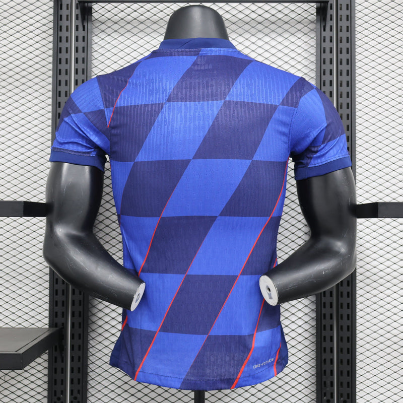 CAMISA VERSÃO PLAYER DA CROACIA 24/25 AZUL