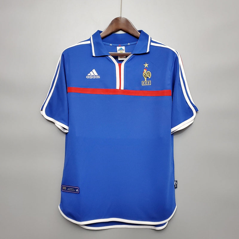 Camisa Retrô Seleção França 2000/00 Home - ResPeita Sports