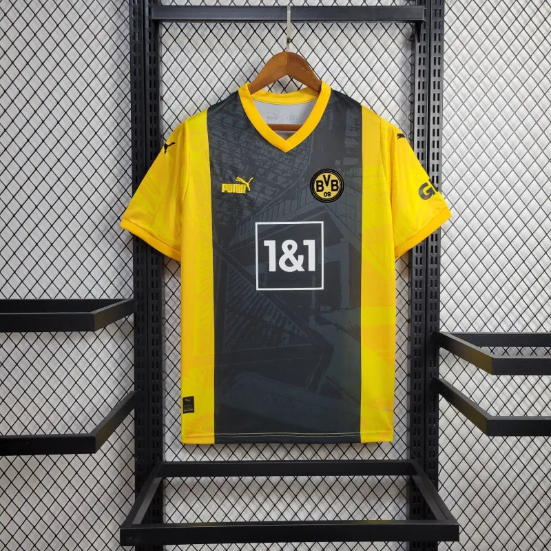 CAMISA DO BORUCIA DORTMUND 24/25 AMARELO E PRETO EDIÇÃO ESPECIAL