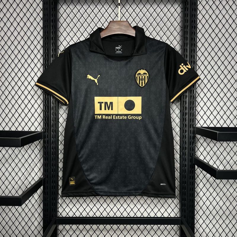 CAMISA DO VALENCIA 24/25 PRETO EDIÇÃO ESPECIAL