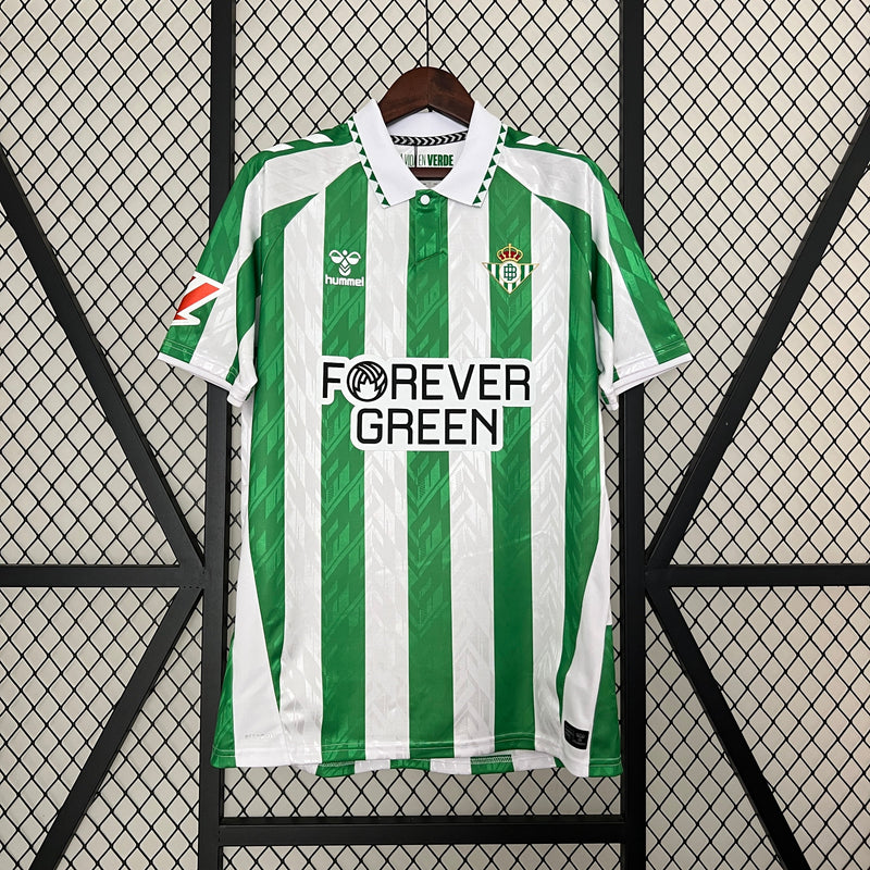 CAMISA DO REAL BETIS 24/25 VERDE E BRANCO