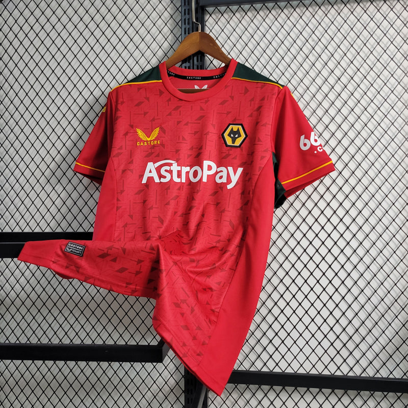 CAMISA DO WOLVES 23/24 VERMELHO