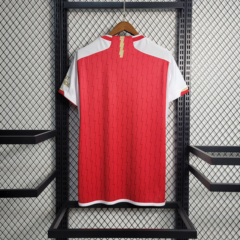 CAMISA DO ARSENAL 23/24 VERMELHO E BRANCO