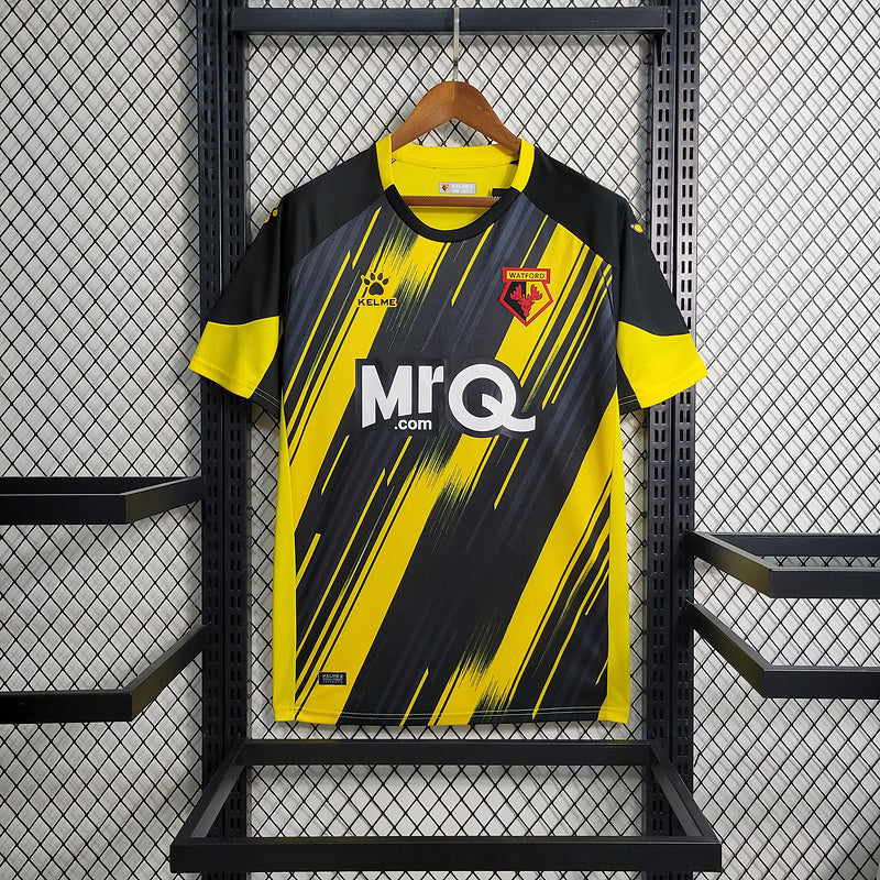 CAMISA DO WATFORD 23/24 AMARELO E PRETO