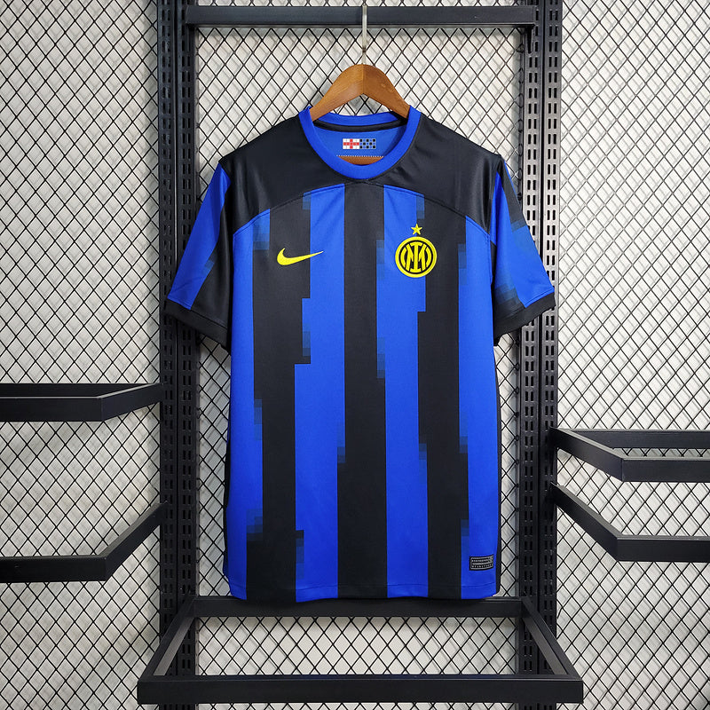 CAMISA DO INTER DE MILAN 23/24 AZUL E PRETO