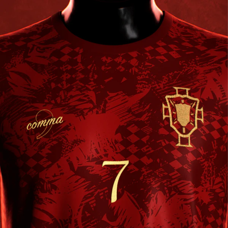 CAMISA PORTUGAL THE SIU CRISTIANO RONALDO VERMELHA  2024/25 EUROCOPA