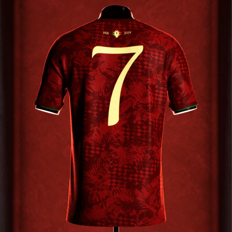 CAMISA PORTUGAL THE SIU CRISTIANO RONALDO VERMELHA  2024/25 EUROCOPA