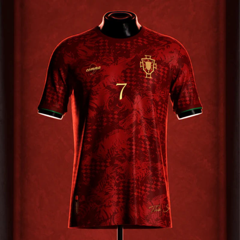 CAMISA PORTUGAL THE SIU CRISTIANO RONALDO VERMELHA  2024/25 EUROCOPA