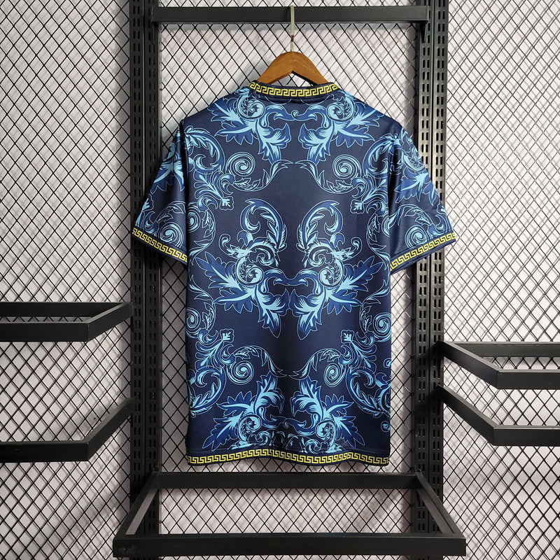 CAMISA DA SELEÇÃO DA ITALIA 22/23 AZUL VERSACE