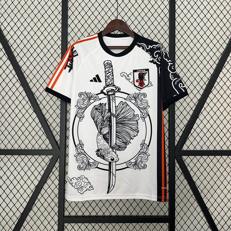 CAMISA DA SELEÇÃO DO JAPÃO 24/25 BRANCO EDIÇÃO ESPECIAL