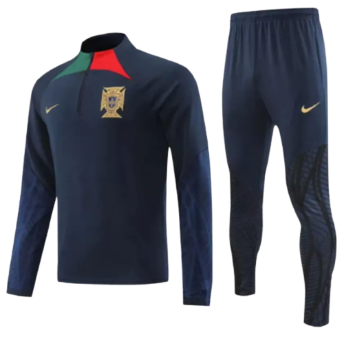 Conjunto de Treino Seleção Portugal - Masculino - Azul