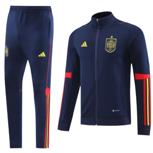 Agasalho de Viagem Seleção Espanha - Masculino - Azul Marinho