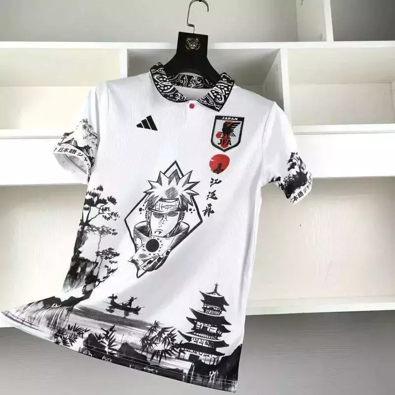 CAMISA JAPÃO EDIÇÃO NARUTO 24/25 MASCULINO - BRANCO